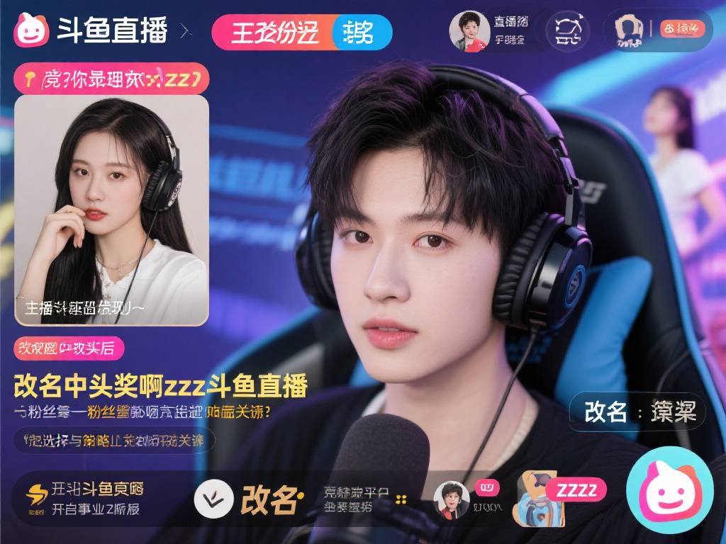 改名中头奖啊zzz-斗鱼直播 在直播圈中,你是否曾发现一个特别有趣的现